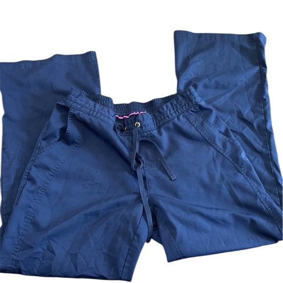 Healing Hands Navy Scrub bottoms size small petite - Picture 1 of 5